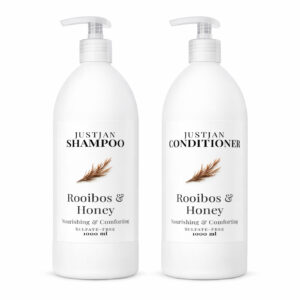 Rooibos & Honey Shampoo & Conditioner Set (1L + 1L) | Justjan