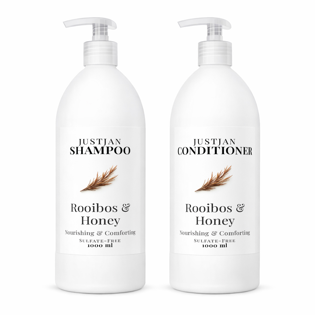 Justjan Argan shampoo and conditioner set 1L bottles
